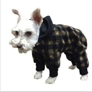 NWT Ultra Paws Large SnoJam Buffalo Plaid Puppy Dog Hooded
